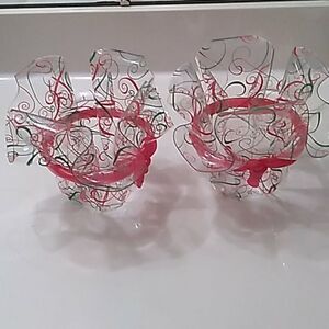 Plastic Holiday Bowl 